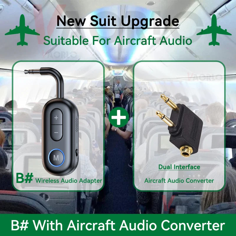 AirLink Pro™ – Bluetooth 5.3 Transmitter & Receiver Adapter