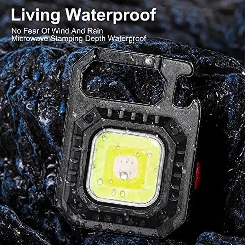 Gadgit Co Mini COB LED Flashlight | 800 Lumens, 7 Modes, Magnetic, Type-C Rechargeable