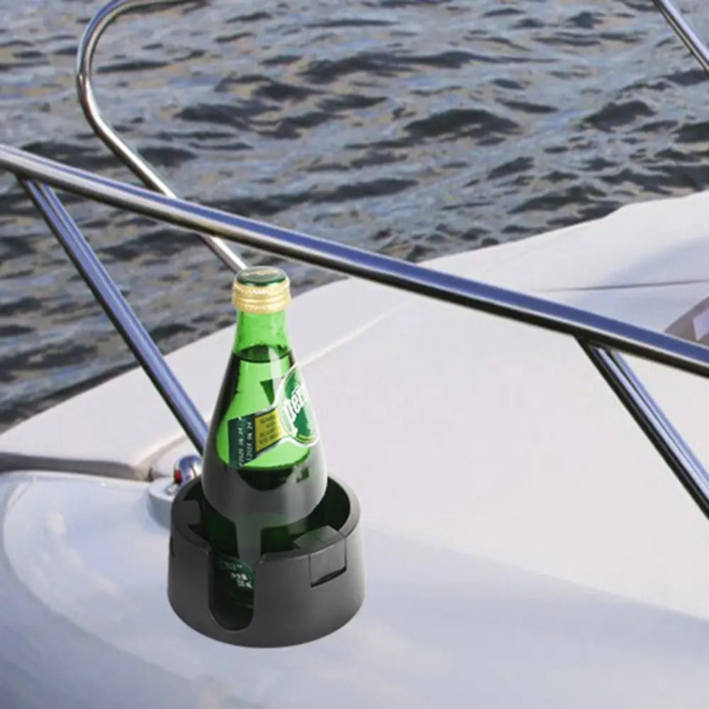 Gadgit Co Anti-Spill Desktop Cup Holder | Suction Mount, Double Slot, Universal