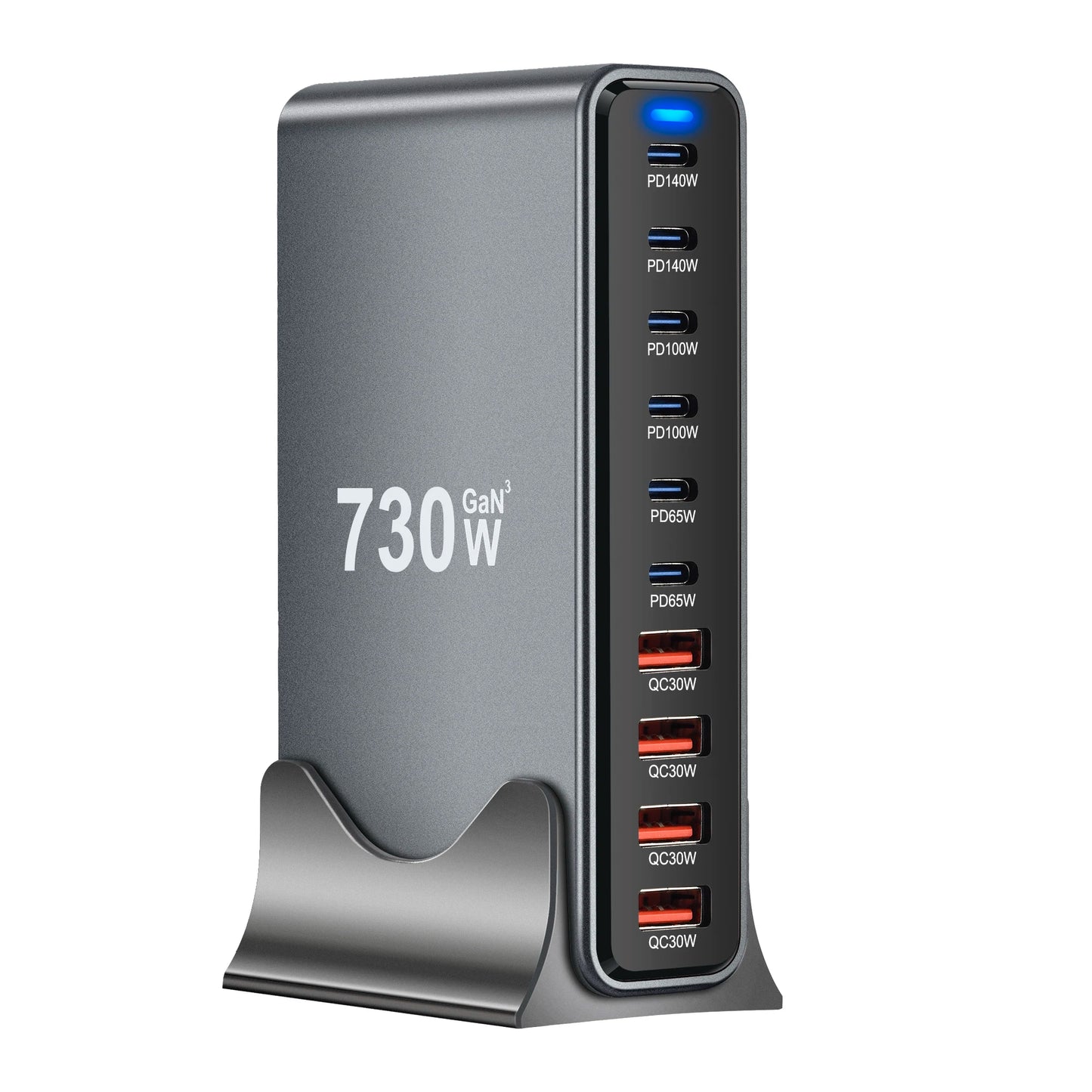 Gadgit Co PowerHub Station™ – Multi-Port GaN Desktop Charging Station | Up to 800W