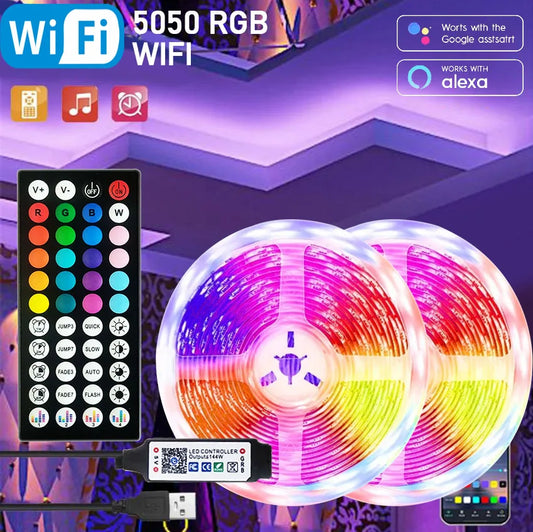 Gadgit Co™ – RGB LED Light Strip | App, WiFi, Bluetooth & IR Control