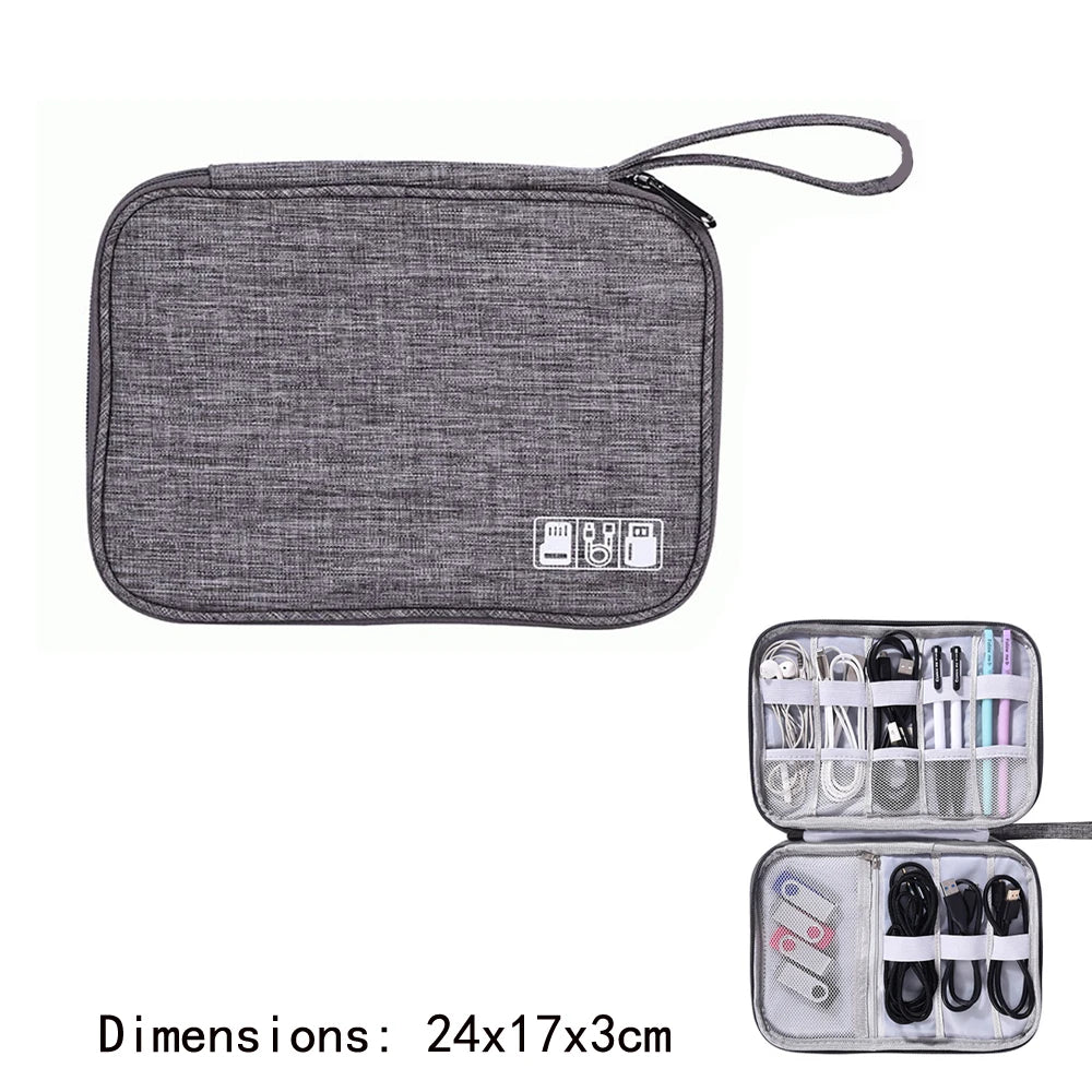 Gadgit Co™ Waterproof Electronics Organizer | 1 & 2 Layer, Adjustable Dividers