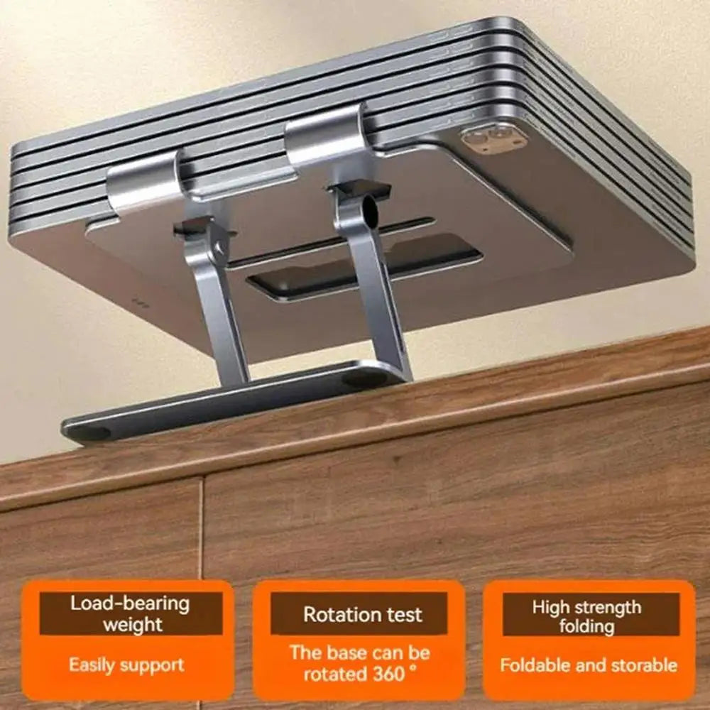Gadgit Co™ – 360° Adjustable Aluminium Laptop Stand | Foldable, Portable