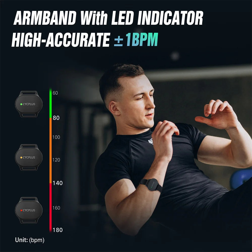 CYCPLUS HR Pro – Bluetooth & ANT+ Heart Rate Armband
