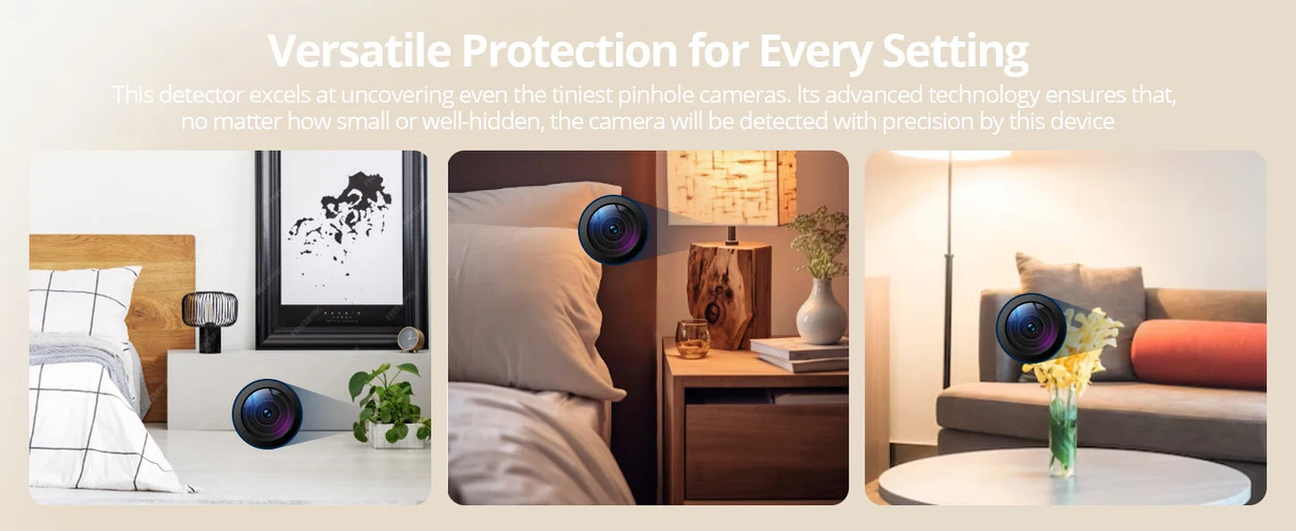 Gadgit Co AI-Powered Anti-Spy Detector | Hidden Camera, Bug & GPS Tracker Scanner