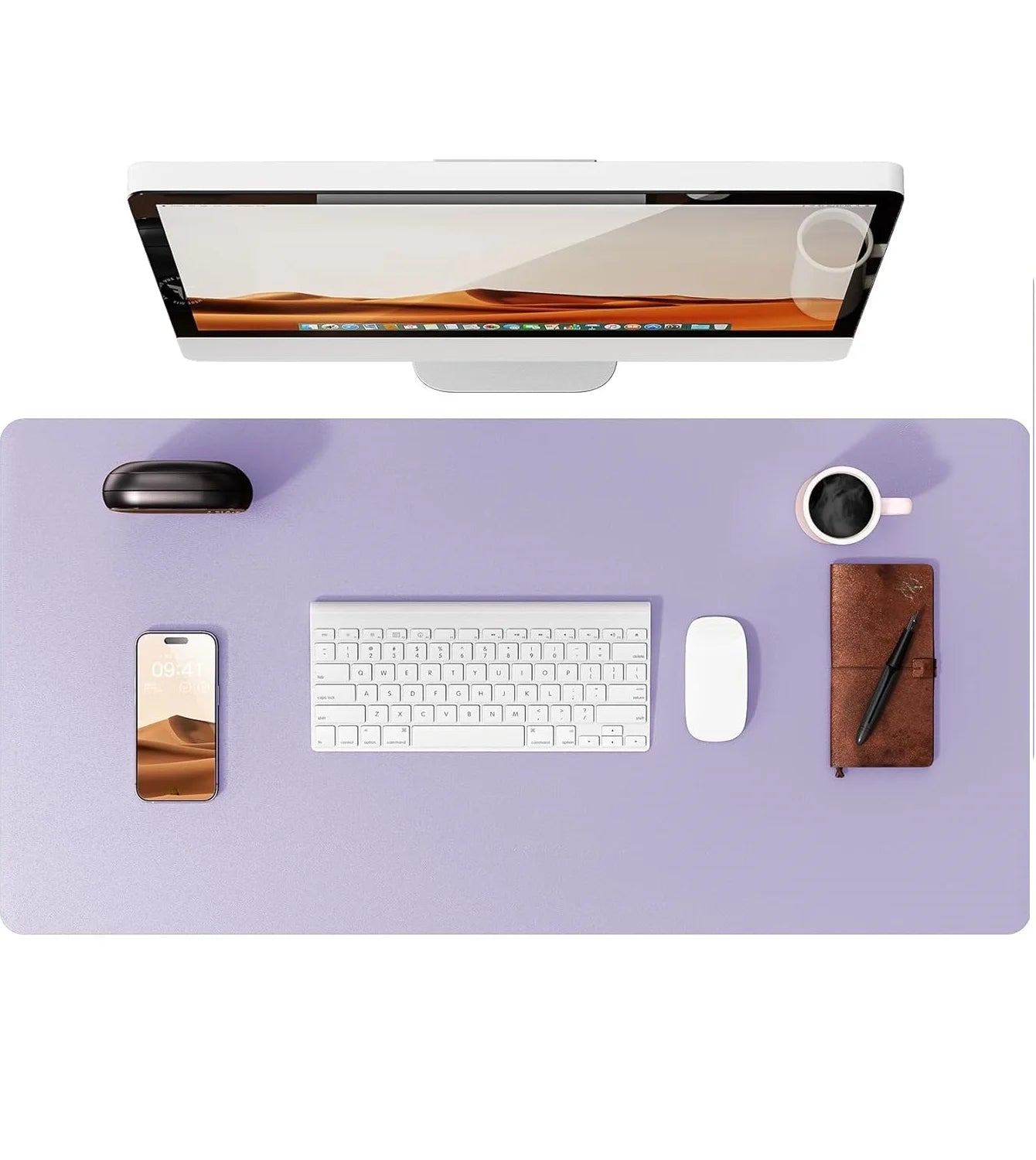Gadgit Co™ PU Leather Desk Mat & Mouse Pad | Non-Slip, Waterproof, 5 Sizes