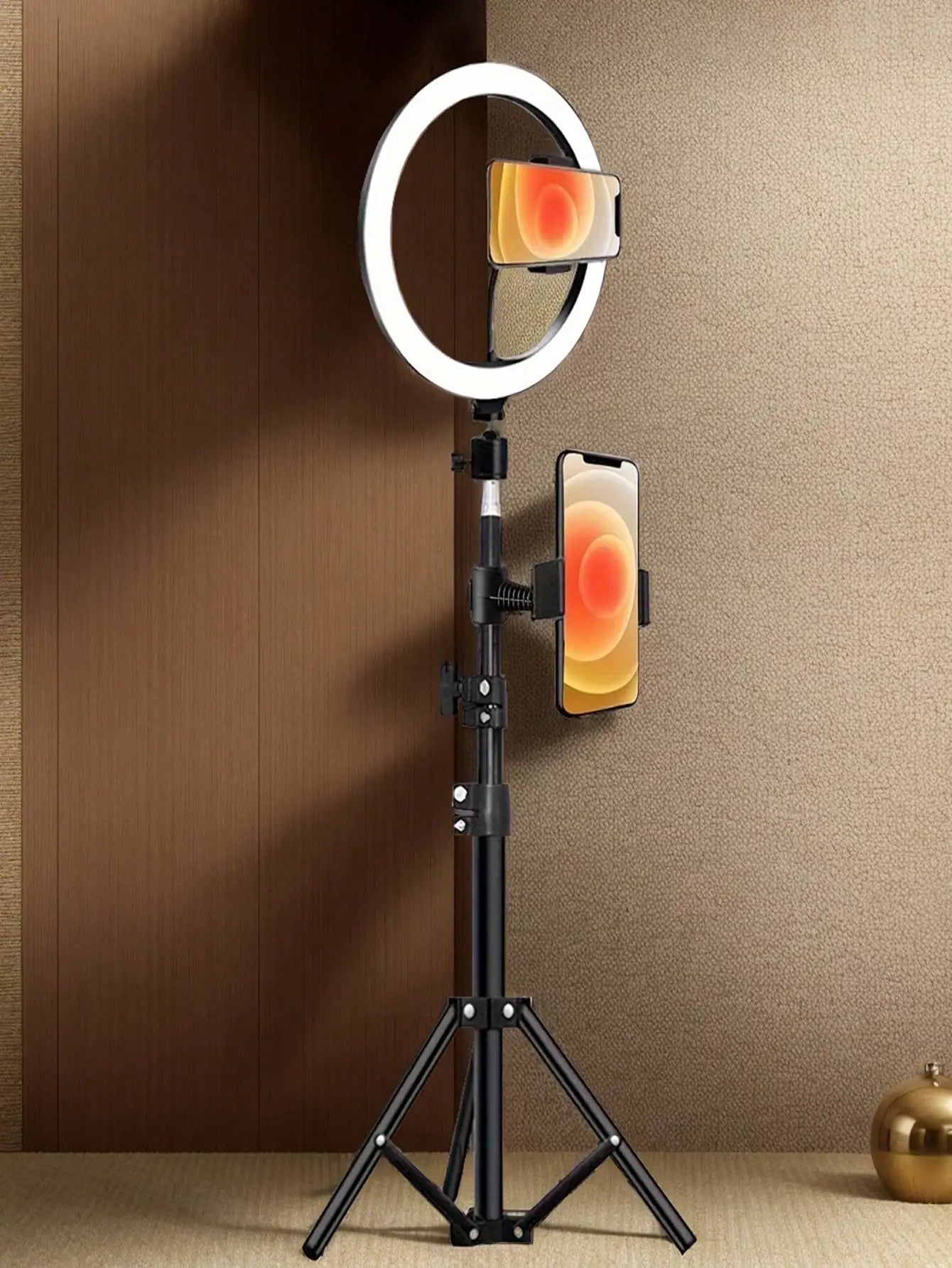 Gadgit Co™ – 10" Ring Light & Tripod Kit with Selfie Remote
