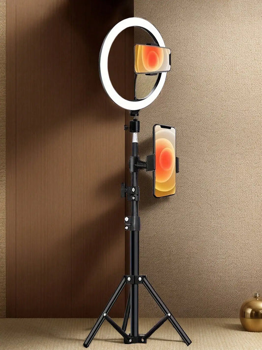 Gadgit Co™ – 10" Ring Light & Tripod Kit with Selfie Remote