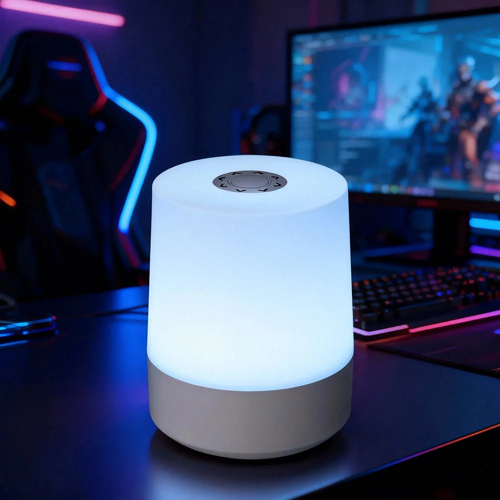 Gadgit Co ™ LED Night Light | RGB & 3CCT, Touch & Remote, USB Rechargeable