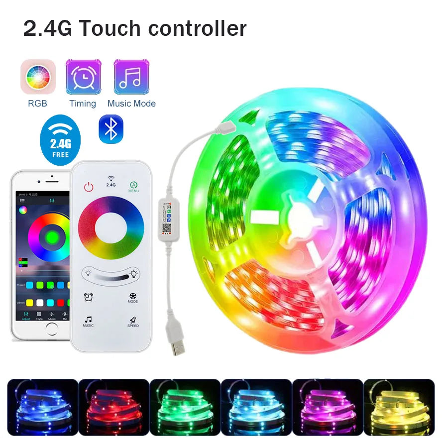 Gadgit Co™ – RGB LED Light Strip | App, WiFi, Bluetooth & IR Control