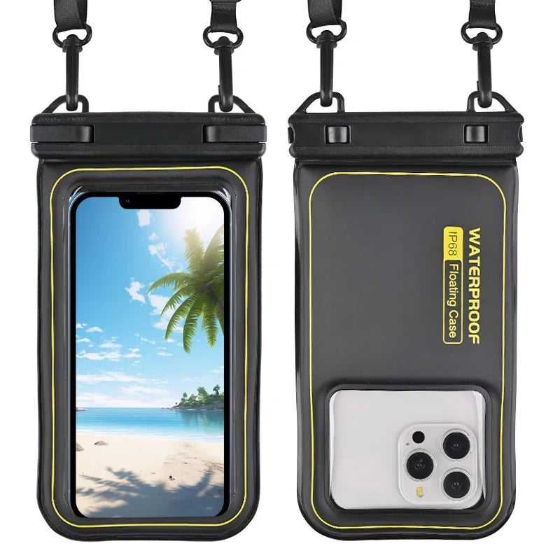 Gadgit Co™ – Floating Waterproof Phone Bag with Crossbody Strap (IPX8)