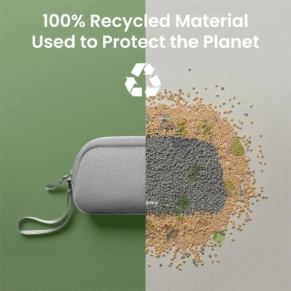 Electronics Organizer Travel Case Water Resistant Travel Bag Cable Organizer for Essentials Accessories.