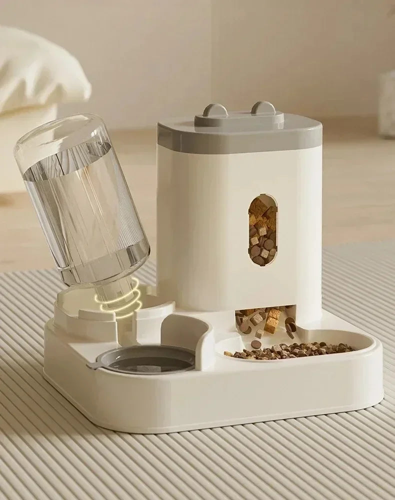PetFlow Duo™ – Automatic Food & Water Dispenser