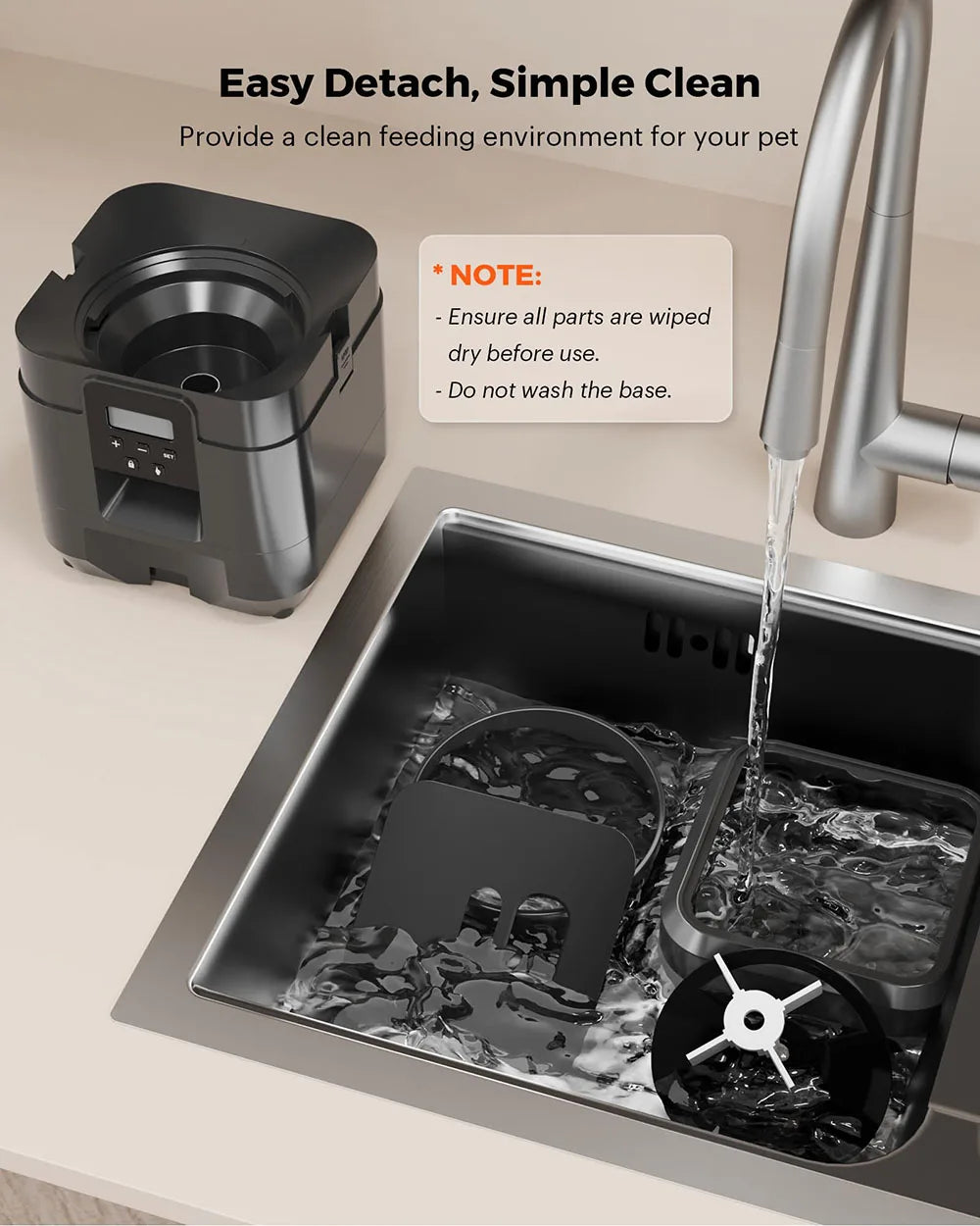 PetFlow Smart™ – Automatic Timed Pet Feeder