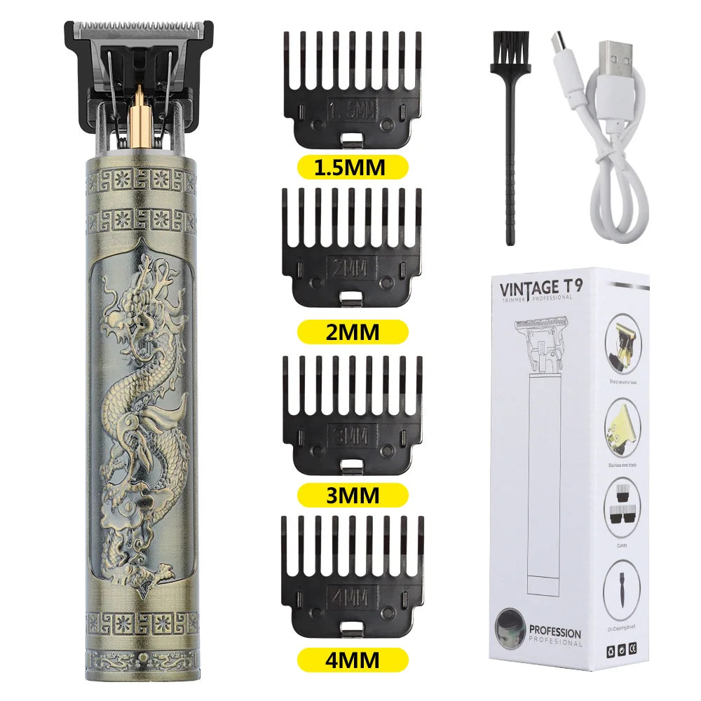 TrimMaster T9™ – Retro Precision Hair & Beard Trimmer