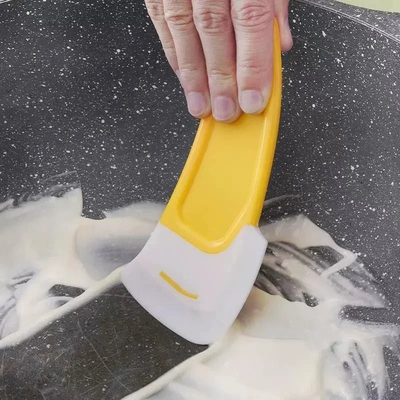 Gadgit Co Silicone Kitchen Scraper Spatula | Pan-Safe, Hanging Storage, 1/2/3pc