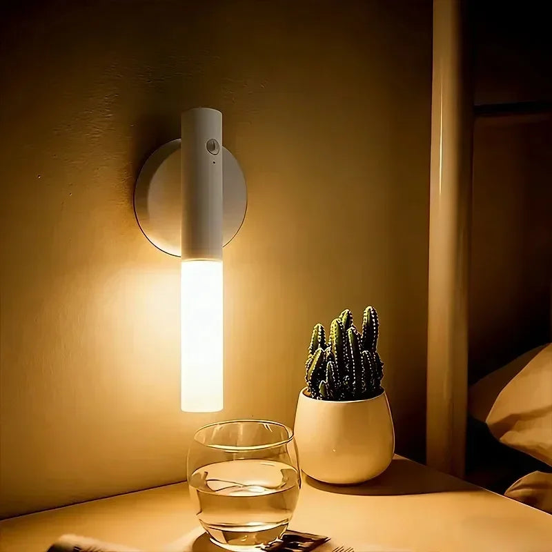 Gadgit Co ™ Magnetic Sensor LED Wall Night Light | Rechargeable, 3 Colours
