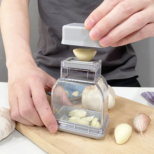 Gadgit Co Manual Garlic Press & Grater | Stainless Steel, Peeler & Cutter, Eco-Friendly
