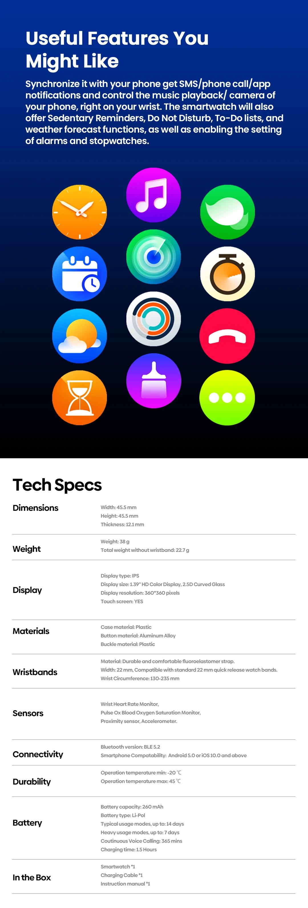 Zeblaze Btalk 3 Plus – HD Voice Calling Smartwatch