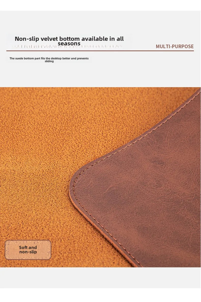 Gadgit Co™ Waterproof PU Leather Desk Mat | Non-Slip, Easy-Clean, 5 Sizes