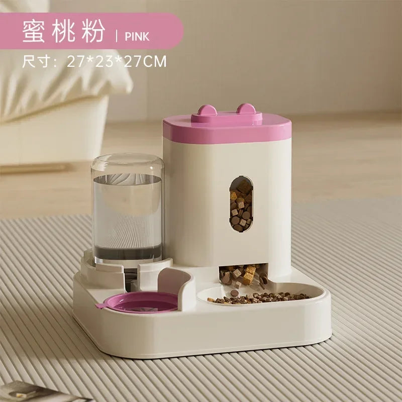 PetFlow Duo™ – Automatic Food & Water Dispenser