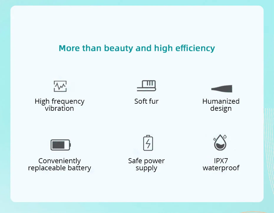 Tongwode Electric Toothbrush for Adults Soft Bristle Portable Battery E802 Endurance IPX6 Waterproof Intelligent Effective