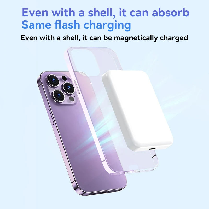 MagCharge Max™ – 50,000mAh Magnetic Wireless Power Bank
