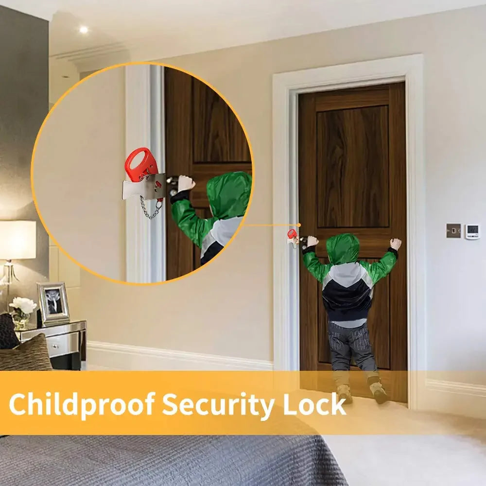 Gadgit Co Portable Travel Safety Door Lock | Universal, No Tools, Hotel & Home