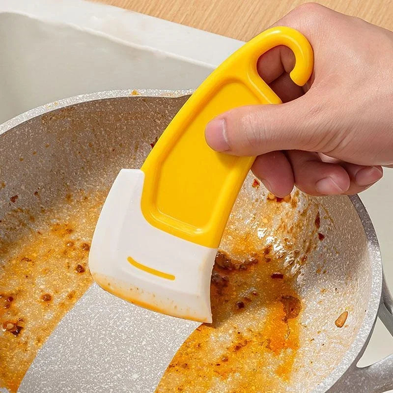 Gadgit Co Silicone Kitchen Scraper Spatula | Pan-Safe, Hanging Storage, 1/2/3pc