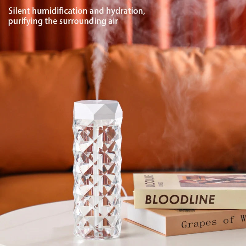 Gadgit Co 400ml USB Humidifier & Aroma Diffuser | RGB Mood Light, Home & Car