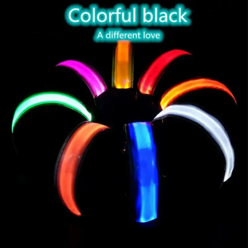 USB Rechargeable LED Night Running Armband Safety Light Belt for Outdoor Sports Cycling Bike Warning Wristband Arm Leg Light