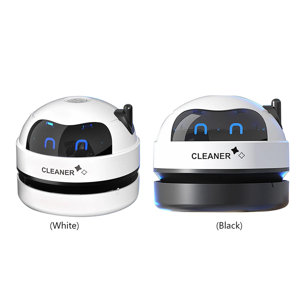 Gadgit Co Mini USB Desktop Vacuum Cleaner | Rechargeable, Detachable Nozzle, Pet Hair