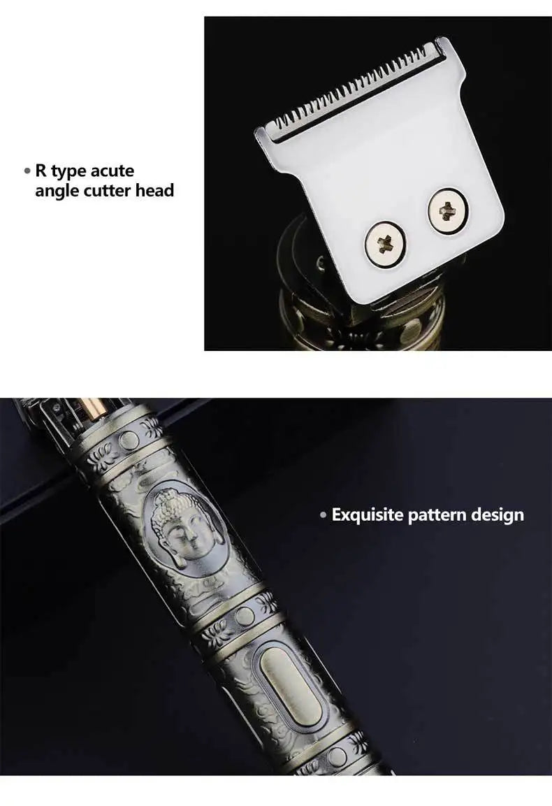 TrimMaster T9™ – Retro Precision Hair & Beard Trimmer