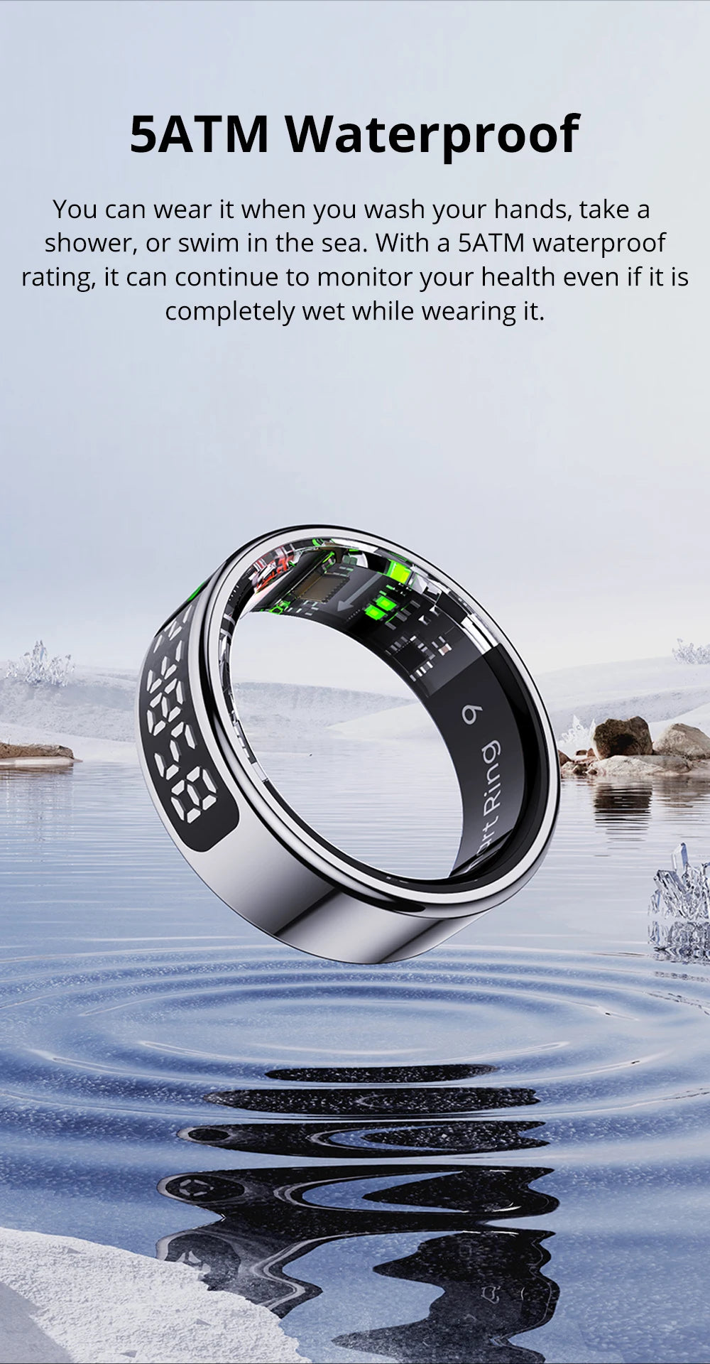COLMI R12 – Smart Health Ring with Display