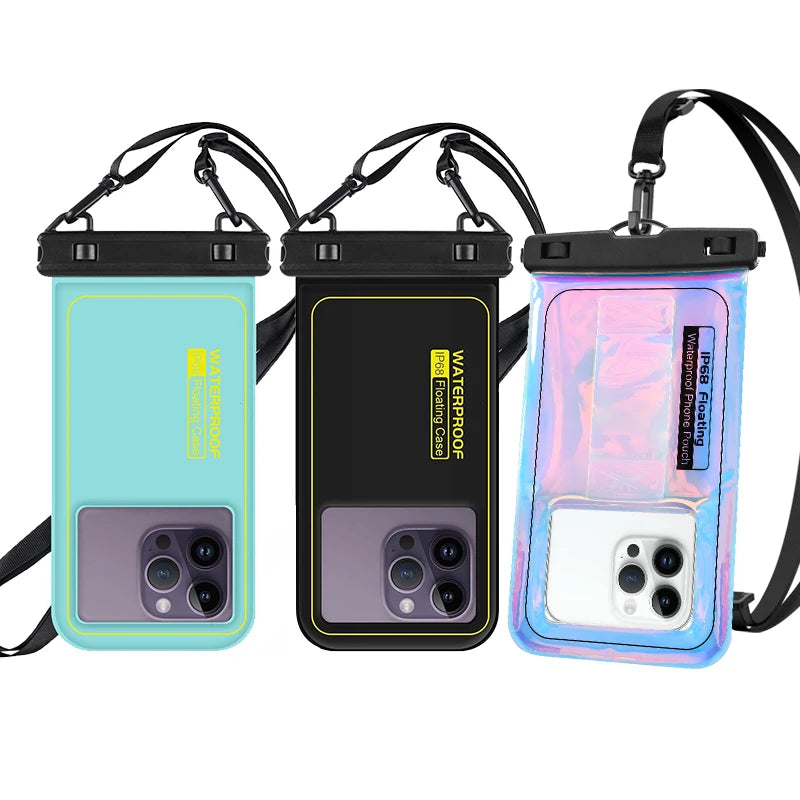 Gadgit Co™ – Floating Waterproof Phone Bag with Crossbody Strap (IPX8)