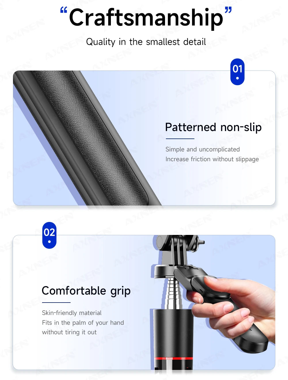 SnapPro X™ – 1708mm Extendable Selfie Tripod