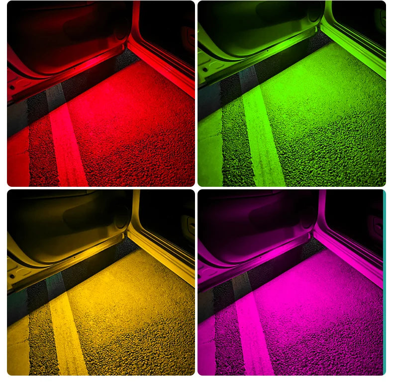 Gadgit Co RGB Car Door Warning Lights | Wireless, Auto Sensor, 2pcs