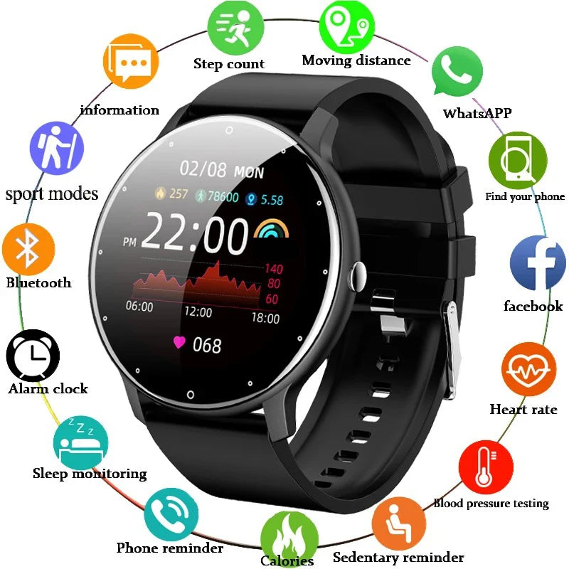 PulseFit X™ – Waterproof Fitness Smartwatch