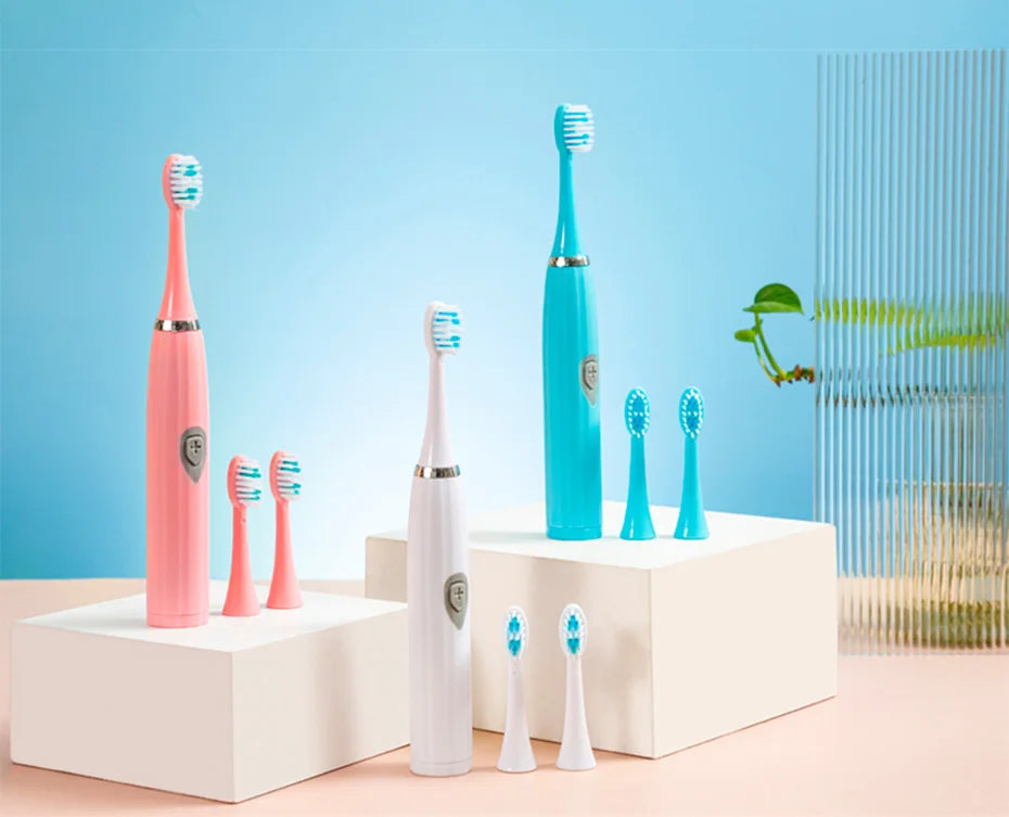 Tongwode Electric Toothbrush for Adults Soft Bristle Portable Battery E802 Endurance IPX6 Waterproof Intelligent Effective
