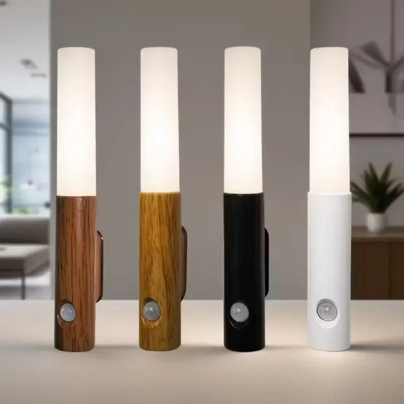 Gadgit Co ™ Magnetic Sensor LED Wall Night Light | Rechargeable, 3 Colours
