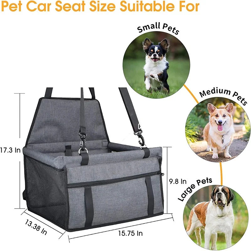 PetGuard Travel™ – Foldable Dog Car Seat Hammock