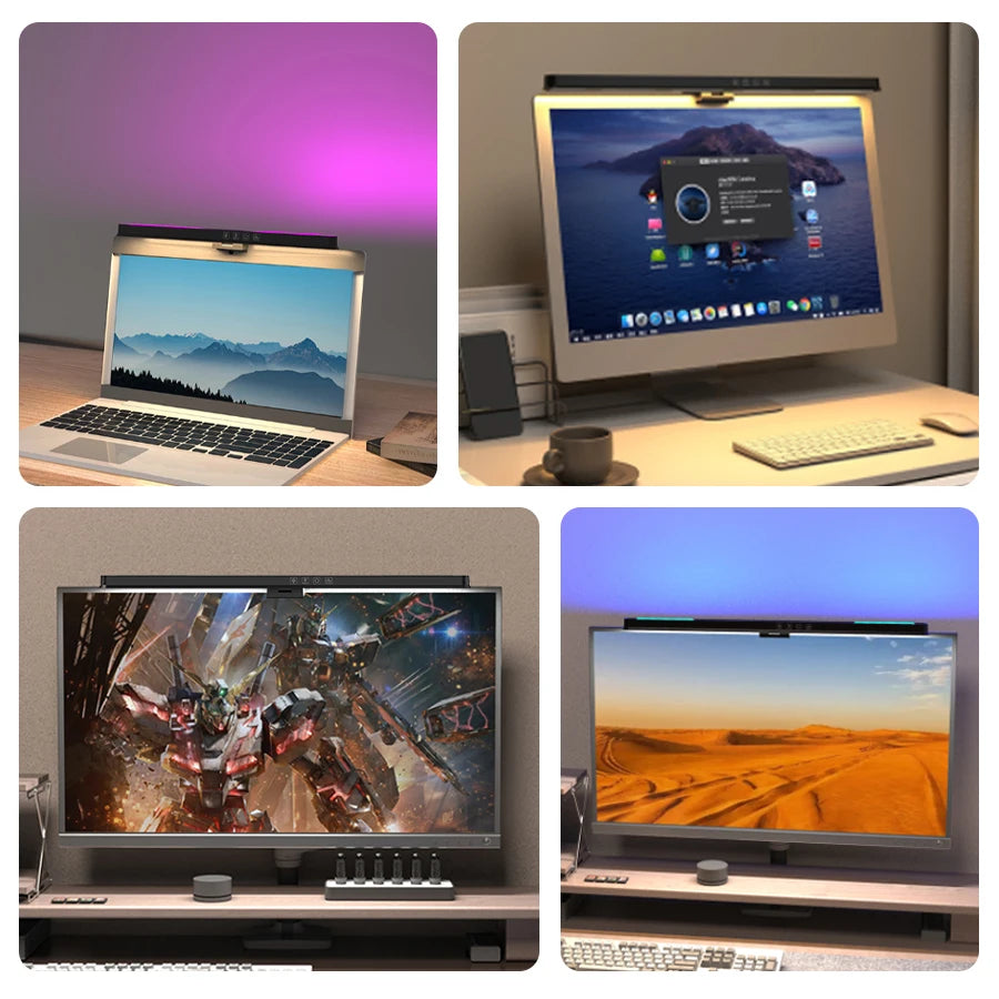 Gadgit Co™ Monitor Light Bar | Stepless Dimming, Anti-Glare, USB