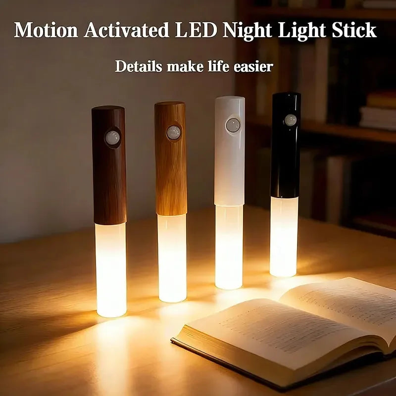 Gadgit Co ™ Magnetic Sensor LED Wall Night Light | Rechargeable, 3 Colours