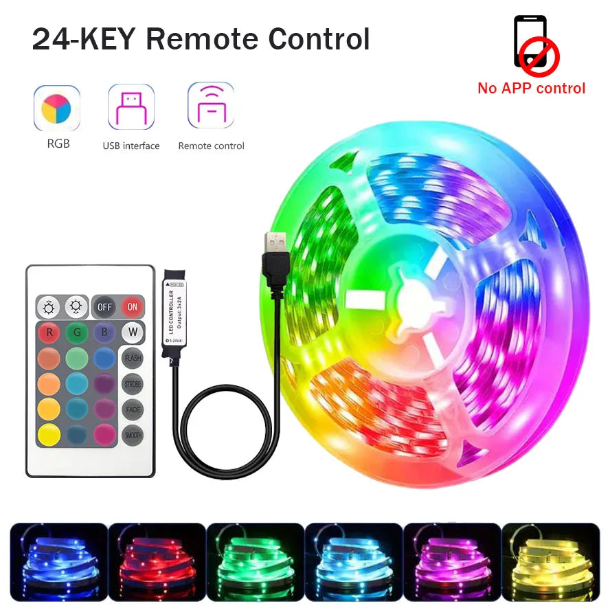 GlowStrip™ – App-Controlled RGB LED Light Strip