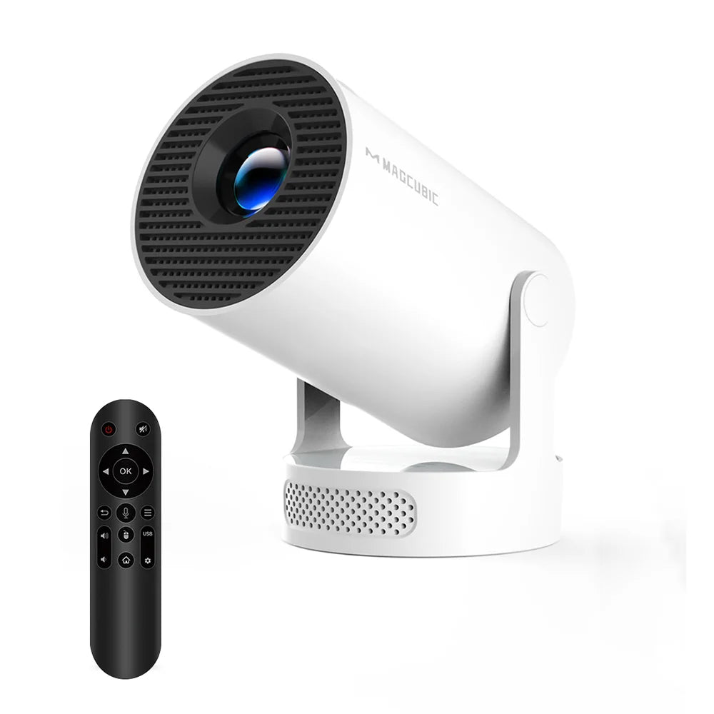 Gadgit Co™ – Smart Mini Portable Projector (Android 14 | WiFi | 180° Rotation)