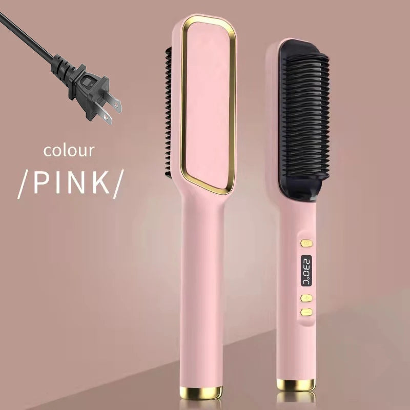 SleekComb Pro™ – Anti-Scald Ionic Straightener