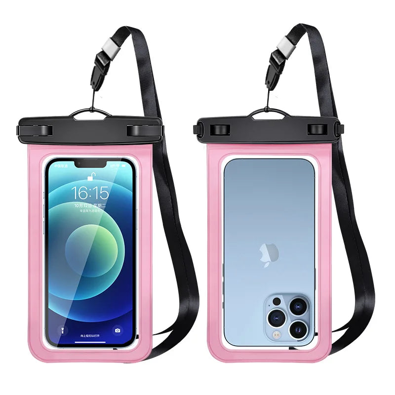 Gadgit Co™ – IPX8 Waterproof Phone Pouch with Lanyard