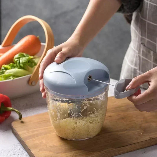 Gadgit Co Manual Garlic Press & Vegetable Chopper | 500ml or 900ml, CE Certified