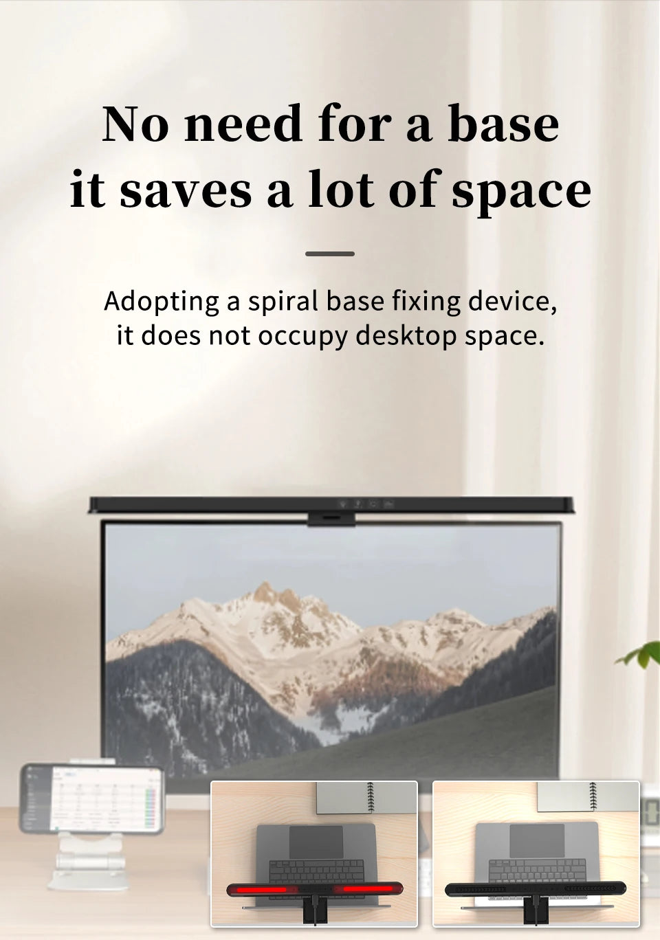 VisionGlow™ – Monitor Light Bar (Stepless Dimming)