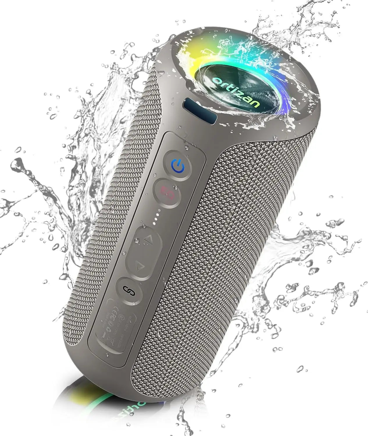 Gadgit Co™ Portable Bluetooth Speaker | 40W, IPX7 Waterproof, LED Light Show